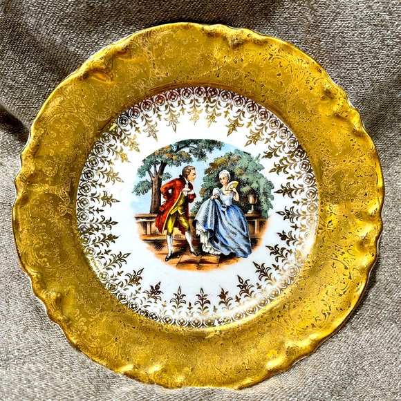 WS George Radisson Gold Gilt Edge Bread and Butter Plate - Picture 1 of 9